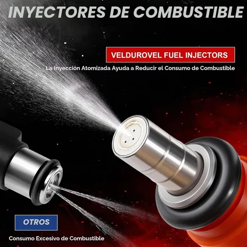 Vista 4 de 8 inyectores de combustible de repuesto para Ram 1500 5.7L 2009-2017 Ram 2500 para: Dodge Charger 5.7L Durango Challenger 2010-2016 2018 para Grand