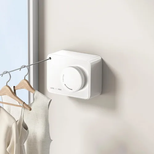 Vista 15 de MUSTORN Tendedero Retráctil Doble para Interiores, Línea de Ropa Retráctil para Exteriores que No se Comba de Servicio Pesado, Línea de Secado