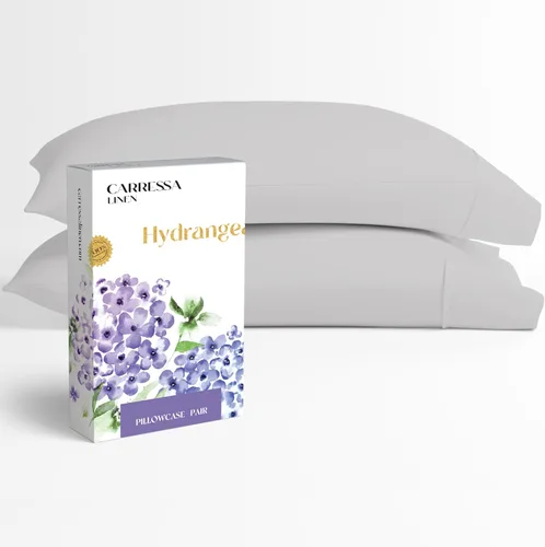 Vista 59 de Carressa Linen - Juego de sábanas 100% algodón de 600 hilos