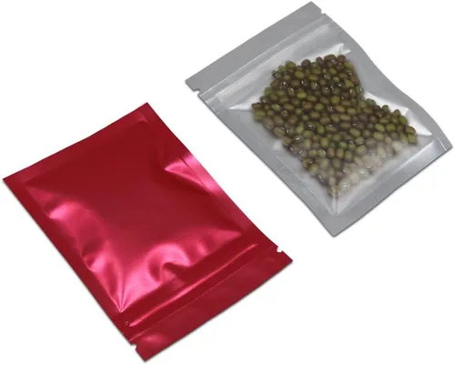 Vista 11 de PABCK: Paquete de 100 bolsas transparentes reutilizables con cierre hermético para almacenar alimentos, Negro