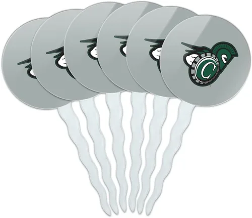 Vista 280 de Abilene Christian - Juego de 6 palillos para cupcakes con logotipo secundario