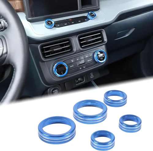 Vista 17 de Cubierta de anillo de botón de palanca de cambios de automóvil compatible con Ford Maverick 2022-2024, cubierta de anillo para palanca de cambios