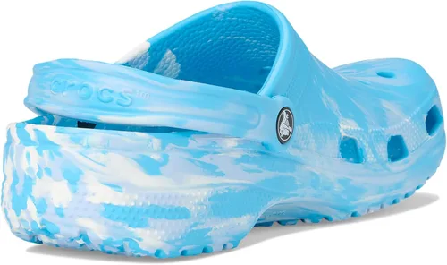 Vista 6 de Crocs Unisex-Adult Classic Marbled Tie-dye Clog Vidrio tintado/Multi