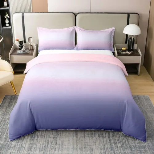 Vista 37 de Erosebridal Juego de ropa de cama de 100 % algodón a cuadros para niños y niñas, funda de edredón a cuadros, funda de edredón moderna geométrica