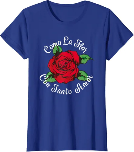 Vista 42 de Como La Flor - Bailar Cumbia - Mexican Rose Fiesta Regalo Camiseta Negro