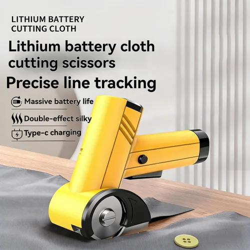 Vista 2 de Rechargeable High-Speed Cardboard Cutter, Cordless Electric Scissors, Automatic Cardboard Box Cutter with Safety Lock, 4-Speed Adjustment, Rotary