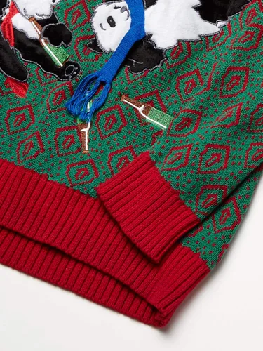 Vista 3 de Blizzard Bay Men's Ugly Christmas Sweater Drinking
