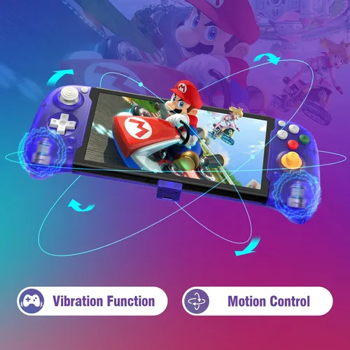 Vista 4 de Retroflag - Controlador de mano con interruptor sin deriva Controlador Pro de almohadilla dividida con palanca de mando de efecto pasillo, Joypad