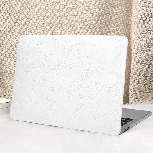 Vista 17 de Seorsok Funda compatible con MacBook Air de 15 pulgadas versión 2026 2025-2023 M5 A3448 M4 A3241 M3 A3114 M2 A2941 Touch ID, funda rígida de piel