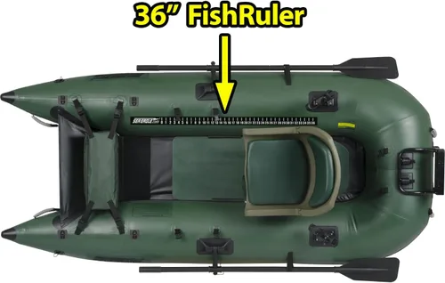 Vista 6 de Sea Eagle 285 Bote de Pesca Pontón Inflable sin Marco de 9' - 1 Persona - Ligero, Portátil - Perfecto para Caza y Pesca - Se Arma en 5 Minutos