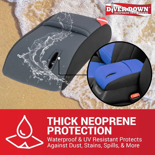 Vista 3 de Diver Down Funda de neopreno para consola central - Compatible con Jeep 1997-2006 TJ Wrangler - Funda para apoyabrazos acolchada - No quema el codo