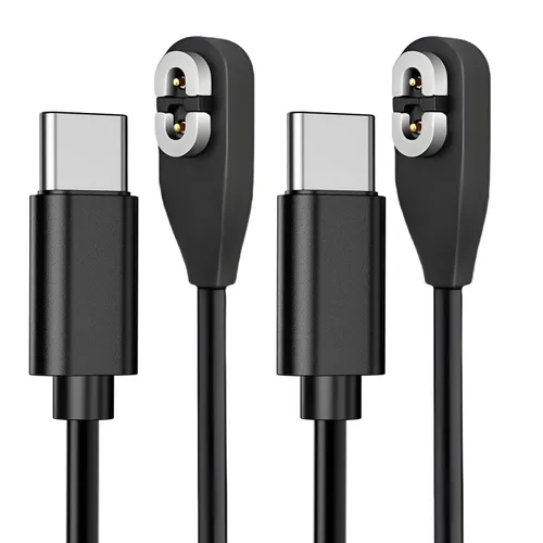 Vista 9 de Shokz - Cargador de auriculares USB C a cable de carga magnético de 3.3