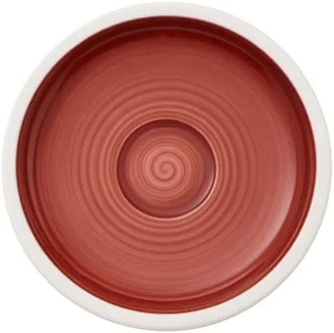Vista 9 de Villeroy & Boch - Fabricación Rock Glow cafe au lait platillo, platillo discreto hecho de porcelana premium, apto para lavavajillas, cobre, negro