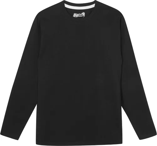 Vista 2 de Charles Wilson Paquete de 3 camisetas de manga larga con cuello redondo