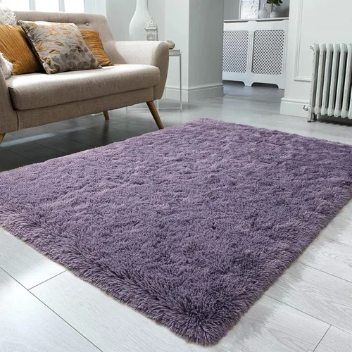 Vista 54 de Ompaa Alfombra Esponjosa, Alfombras de Área Súper Suaves y Peludas para Dormitorio y Sala de Estar - 6' x 9' Alfombra Grande de Felpa Peluda Shag