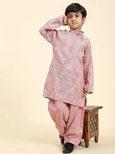Vista 2 de Pro-Ethic Style Developer Conjunto de Kurta de algodón para niños Ropa étnica india (S-218)