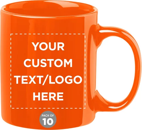 Vista 16 de Tazas de café de cerámica personalizadas para el Día del Padre, 11 onzas, juego de 10/50/100, paquete personalizado a granel, juego de tazas de café