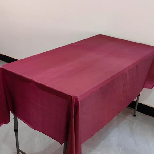 Vista 5 de Paquete de 2 manteles de plástico desechables, manteles de plástico para barbacoa, picnic, cumpleaños, bodas, fiestas, impermeables y a prueba