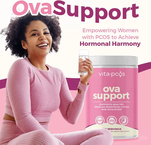 Vista 2 de VITA-PCOS Suplemento de mio-inositol y D-Chiro inositol para mujeres – Suplementos de fertilidad de suministro de 90 días para mujeres, suplementos