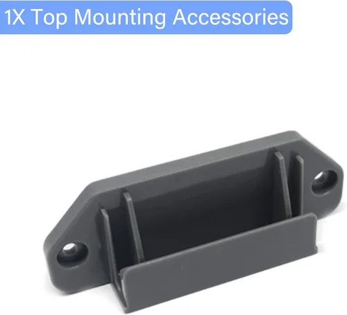 Vista 2 de Kit de piezas de repuesto de malla retráctil para puerta de bebé, juego completo de accesorios de montaje en pared, soportes anclajes y tornillos