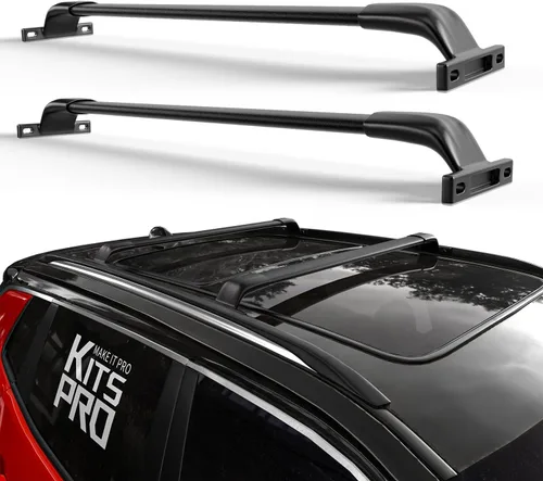 Vista 8 de KitsPro Barras transversales para portaequipajes de techo de 260 libras para Jeep Wrangler 2007-2026 y Gladiator 2020-2026 - Barras transversales