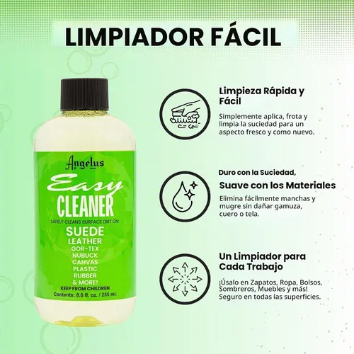 Vista 2 de Angelus Easy Cleaner limpiador, 8 oz, Cleaners y acabados