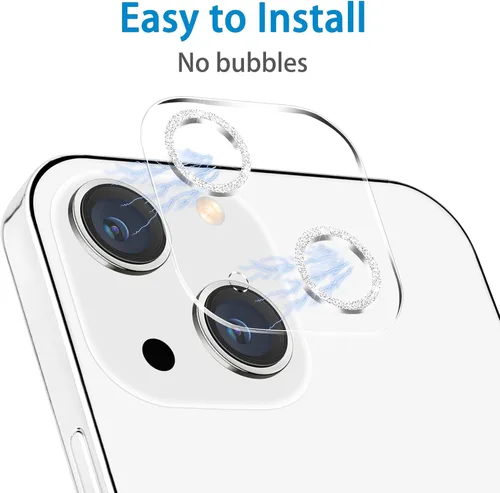 Vista 20 de Dengduoduo Paquete de 3 protectores de lente de cámara de vidrio templado para iPhone 15 de 6.1 pulgadas y para iPhone 15 Plus de 6.7 pulgadas