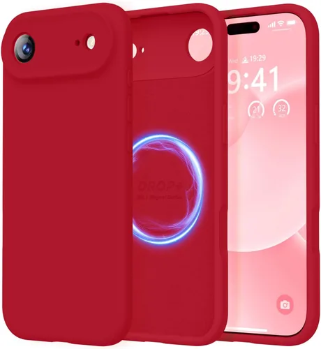Vista 123 de LOVE 3000 Diseñada para Funda iPhone Air, Silicona Premium [Compatible con Magsafe][Forro de Microfibra Suave Anti-Rayones] Funda Protectora