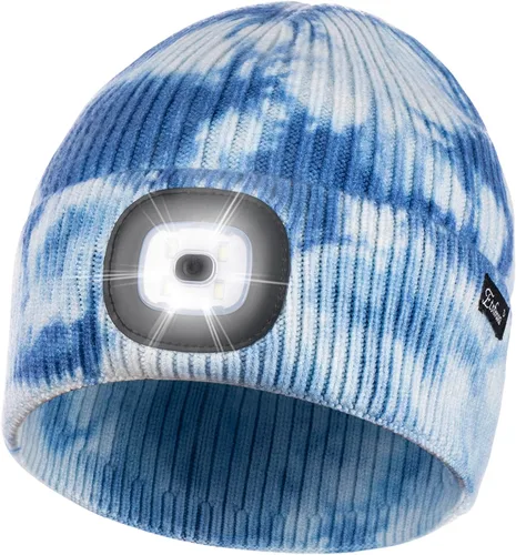 Vista 70 de Etsfmoa Gorro unisex con la luz, regalos para hombres, papá, padre, gorras recargables por USB