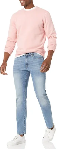 Vista 4 de Tienda Essentials Men's Fleece Crewneck Sweatshirt (Available in Big & Tall)