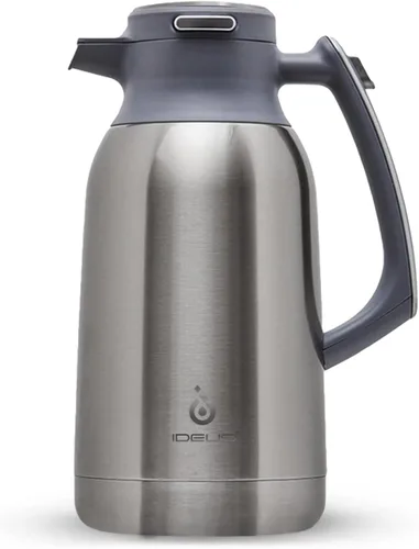 Vista 12 de IDEUS Jarra térmica para café, frasco de acero inoxidable con aislamiento al vacío de doble pared, jarra de agua, servidor de café y dispensador