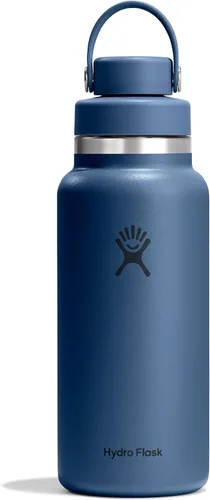 Vista 45 de Hydro Flask Botella de agua – Acero inoxidable aislado – Tapa de boca ancha para chug, antiderrames, a prueba de fugas en rocío de 40 onzas Dew