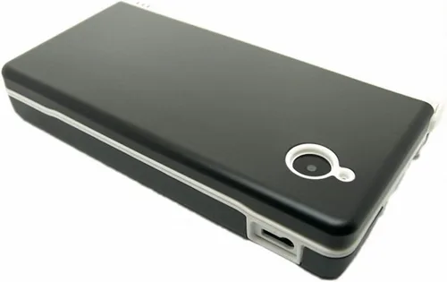 Vista 2 de Black Nintendo DSi NDS i NDSI Aluminum Metal Case Skin Protector Cover + Free Screen Protectors