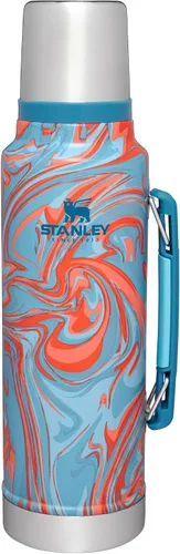 Vista 17 de Stanley Botella clásica legendaria al vacío de 1 cuarto de galón, boca ancha con tapa de taza a prueba de fugas, mantiene las bebidas calientes
