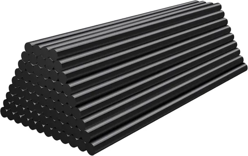 Vista 15 de ENPOINT Barras de pegamento caliente negras mini, 0.276 x 7.874 in de largo para manualidades, paquete de 36 barras de pegamento adhesivas de tela