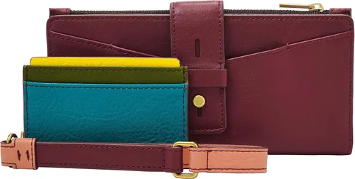 Vista 5 de Fossil - Muñequera de piel de Willa con tarjetero extraíble