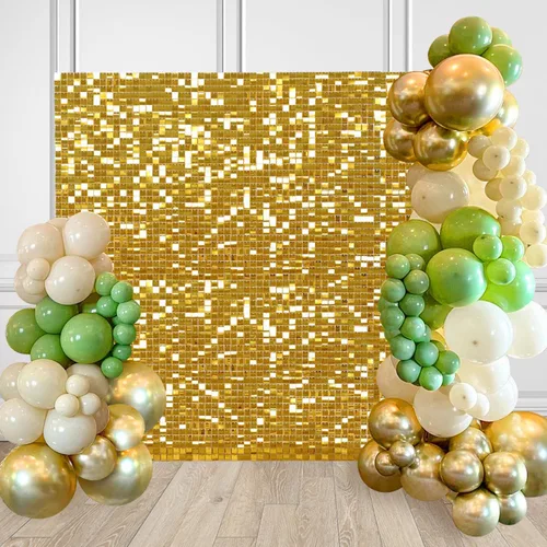 Vista 32 de Fondo negro brillante para pared, 3 x 4 pies, fondo de fotos de graduación con purpurina para fiestas, aniversarios, discotecas, cumpleaños