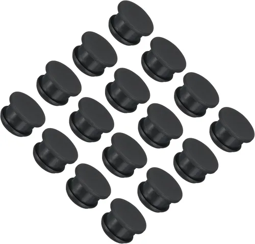 Vista 78 de MECCANIXITY Tapones de silicona con bloqueo de clic para cubrir agujeros de panel, sello de panel de goma tipo empotrado redondo para antepechos