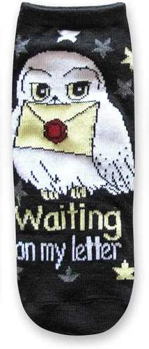 Vista 3 de Harry Potter Hedwig Hogwarts Letter JuniorsWomens 5 Pack de calcetines tobilleros talla 4-10, Multi