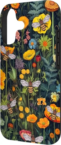 Vista 2 de Bees and Wildflowers Funda para iPhone 17