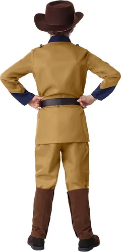 Vista 3 de Boys Teddy Roosevelt Outfit Theodore Roosevelt Explorer Costume for Kids