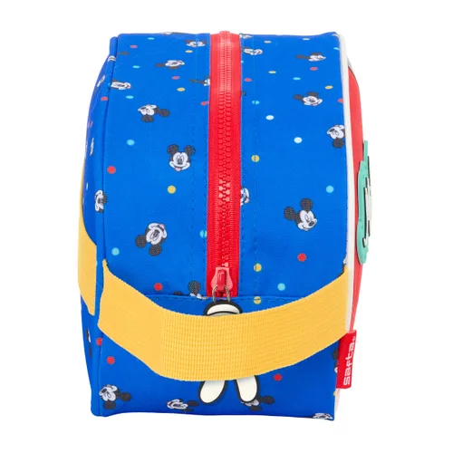 Vista 4 de Neceser de Viaje Mickey Mouse Clubhouse Good day Azul 26 x 15 x 12 cm