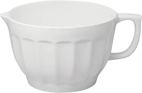 Vista 7 de UP UPware Tazón de melamina estilo Latte con boquilla de vertido, mango y base antideslizante, mango de agarre para mezclar y verter fácilmente