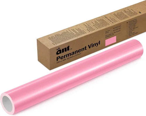 Vista 56 de ANT Melocotón, rollo de vinilo permanente de 24" x 4,5 m, rollo de vinilo adhesivo, para proyecto DIY, calcomanía, pegatina, compatible con Cricut
