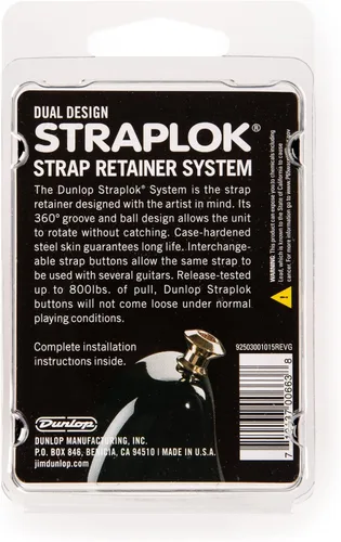 Vista 3 de Sistema de seguros de correa con diseño doble, de Dunlop, Negro
