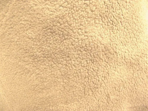 Vista 3 de Sherpa de lana pesada en MARRÓN por SY Fabrics