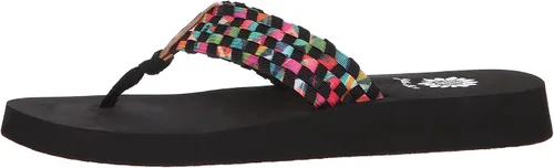 Vista 3 de Yellow Box - Sandalias Soleil de cuña para mujer