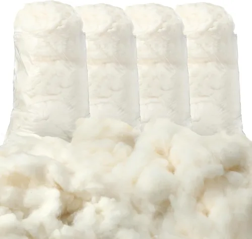 Vista 13 de Relleno de algodón de 30.0 lbs/30 libras para animales de peluche, almohada suave, relleno de fibra de algodón natural, para juguetes, decoraciones