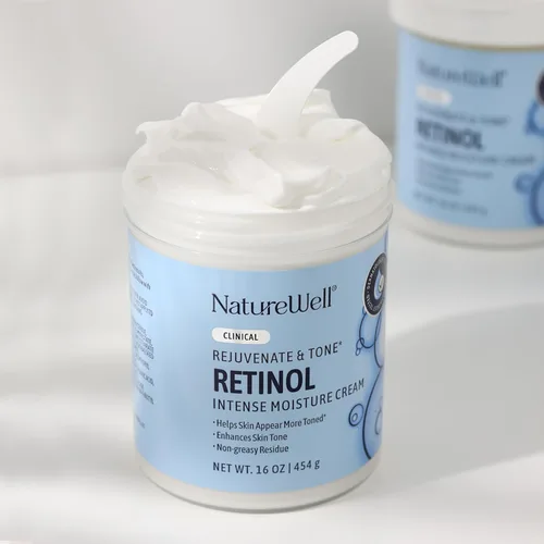 Vista 7 de NATURE WELL Clinical Rejuvenate & Tone Crema de Humectación Intensa con Retinol para Rostro, Cuerpo y Manos, Anti-Envejecimiento, Trata