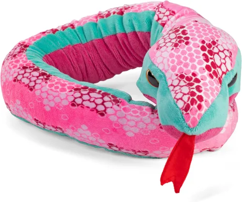 Vista 2 de Wild Republic - Peluche de serpiente de peluche, regalo para niños, panal rosado, 54